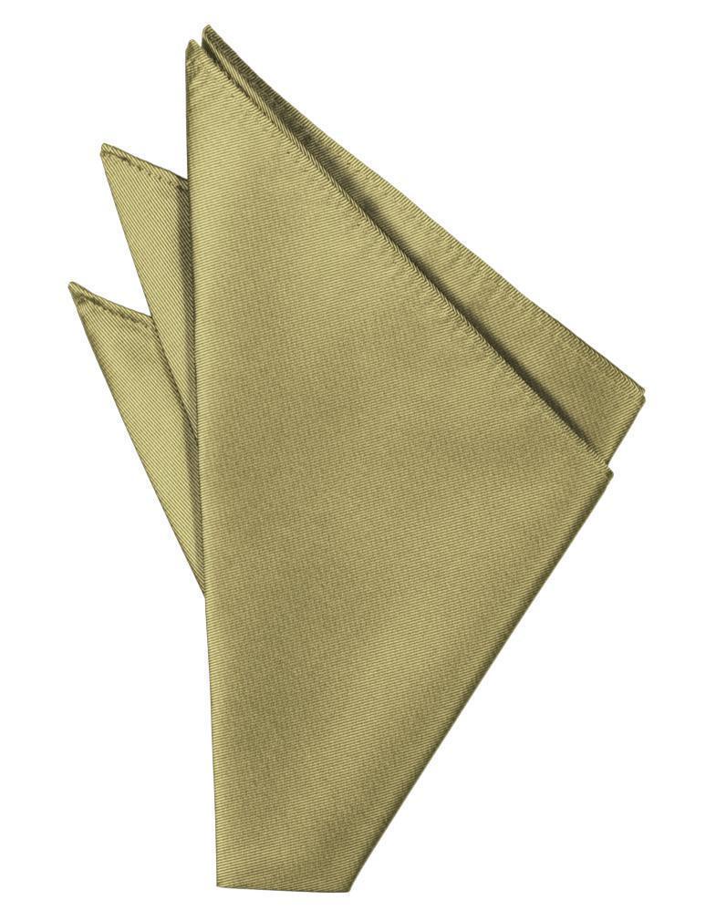 Cardi Champagne Solid Twill Pocket Square