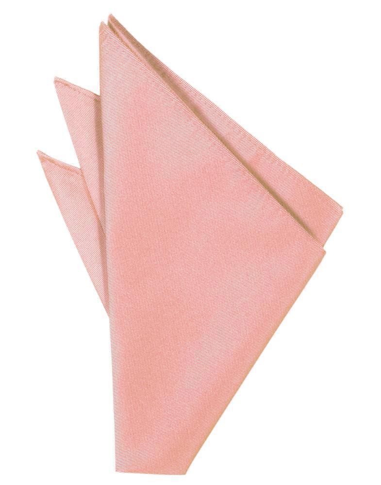 Cardi Coral Solid Twill Pocket Square