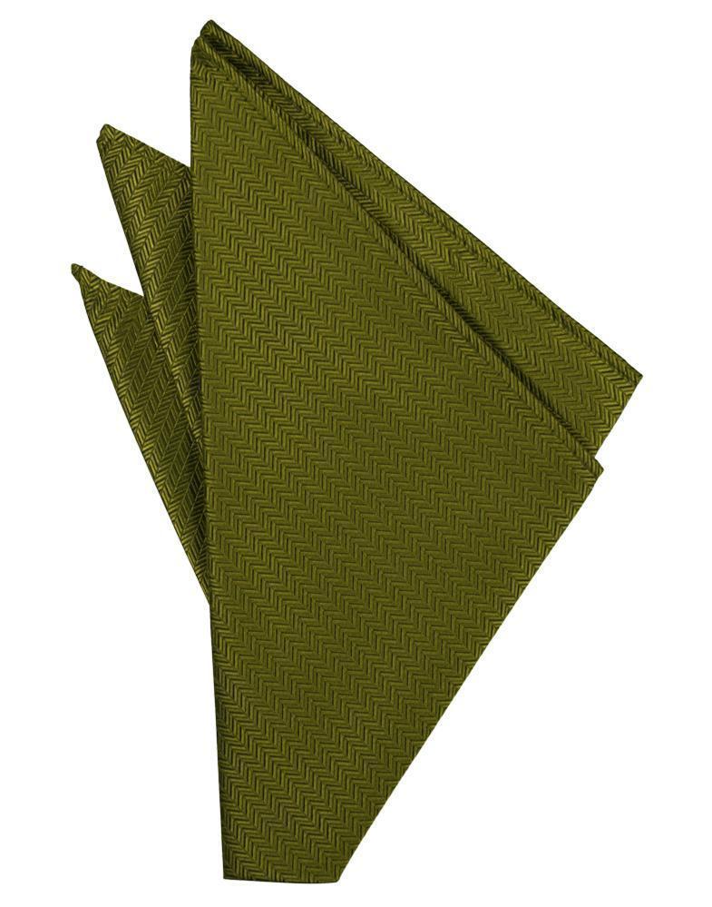 Cardi Fern Herringbone Pocket Square