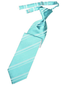 Cardi Pool Striped Satin Kids Necktie