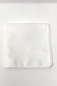 Cardi White Regal Pocket Square