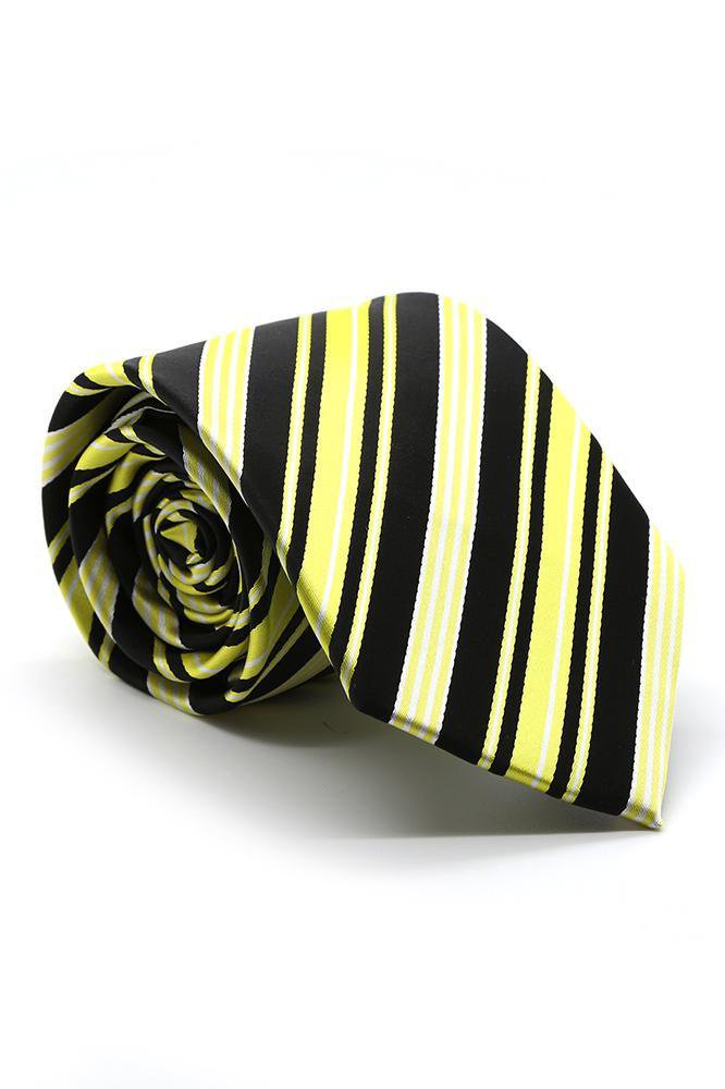 Ferrecci Black and Yellow Reedley Necktie